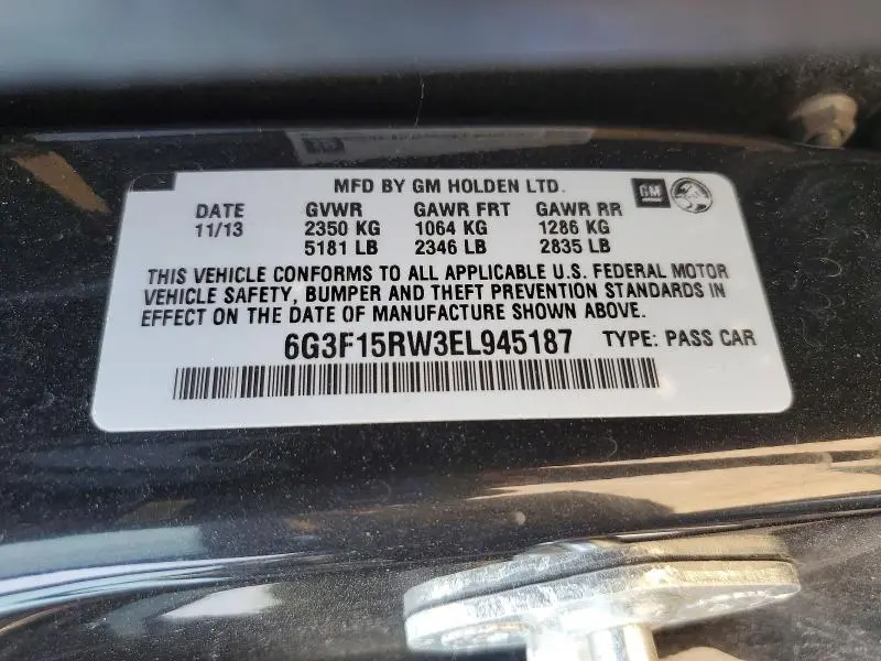 2014 CHEVROLET SS   