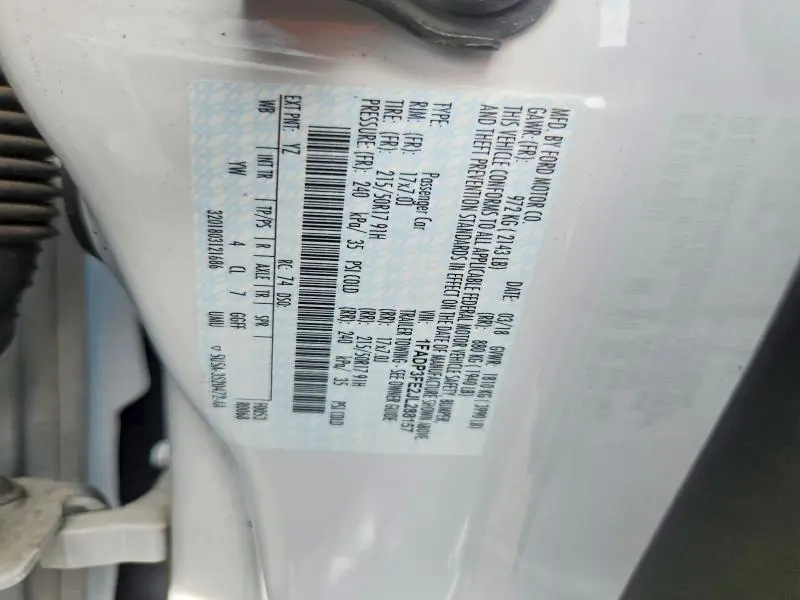2018 FORD FOCUS SE  