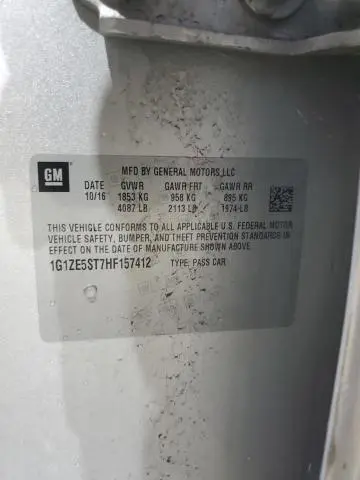 2017 CHEVROLET MALIBU LT  