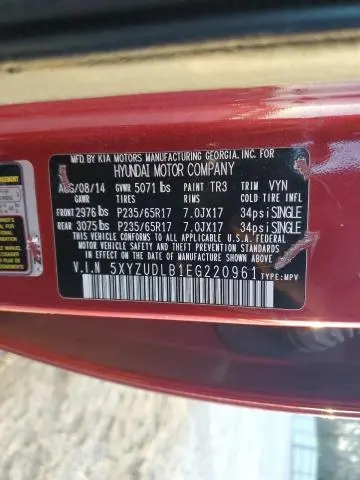 2014 HYUNDAI SANTA FE SPORT 