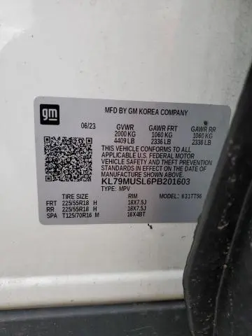 2023 CHEVROLET TRAILBLAZER RS  