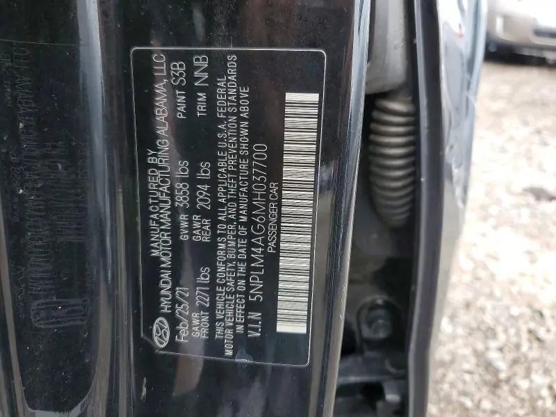 2021 HYUNDAI ELANTRA SEL  