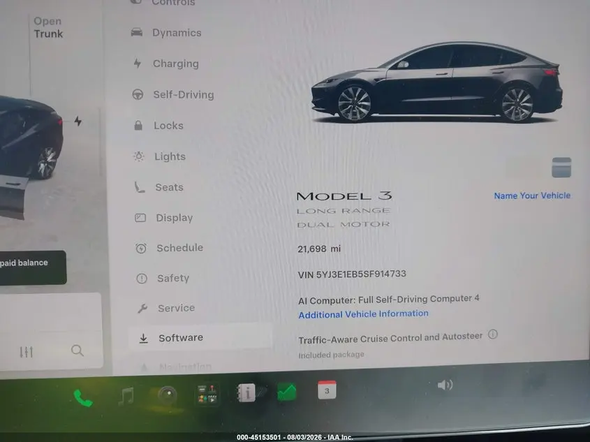 2025 TESLA MODEL 3 LONG RANGE ALL-WHEEL DRIVE