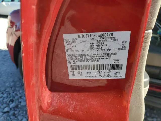 2010 FORD ESCAPE XLT  