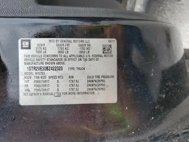 2011 GMC SIERRA K1500 SLE  