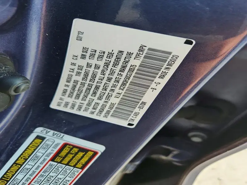 2012 HONDA CR-V EX  