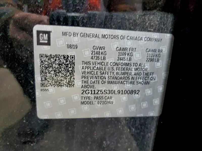 2020 CHEVROLET IMPALA LT  