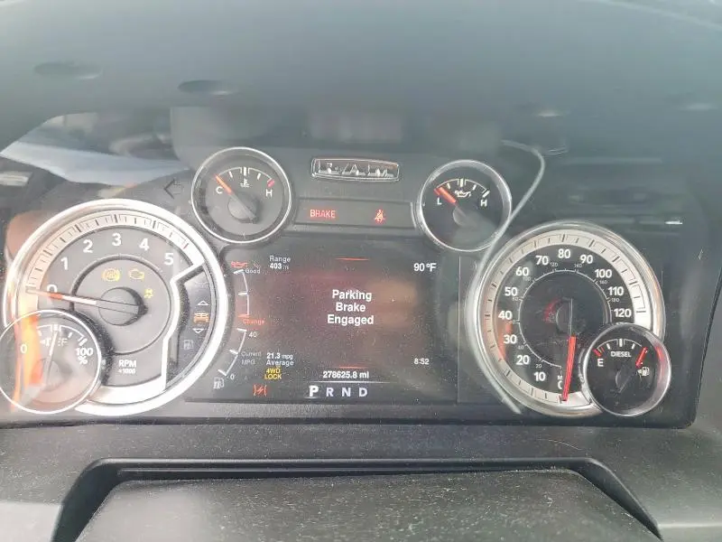 2016 RAM 1500 LARAMIE 4WD 3.0L V6 TDSL