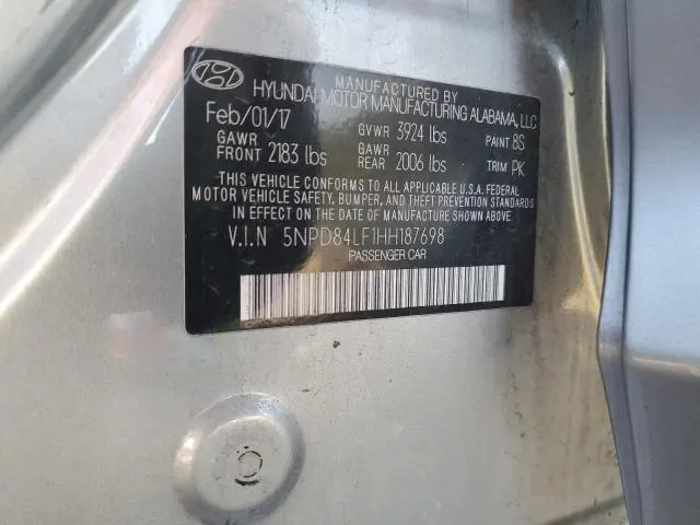 2017 HYUNDAI ELANTRA SE  