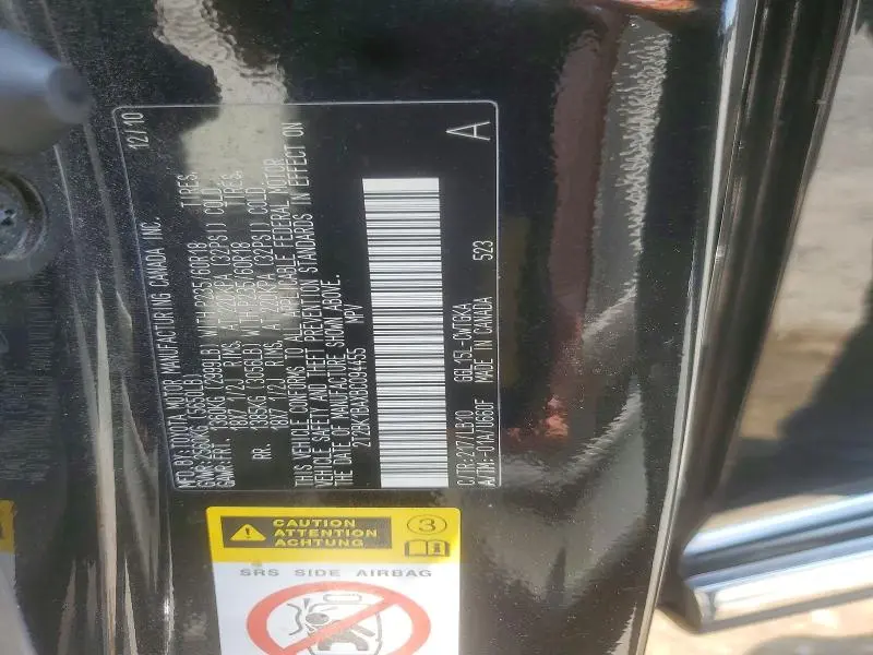 2011 LEXUS RX 350  
