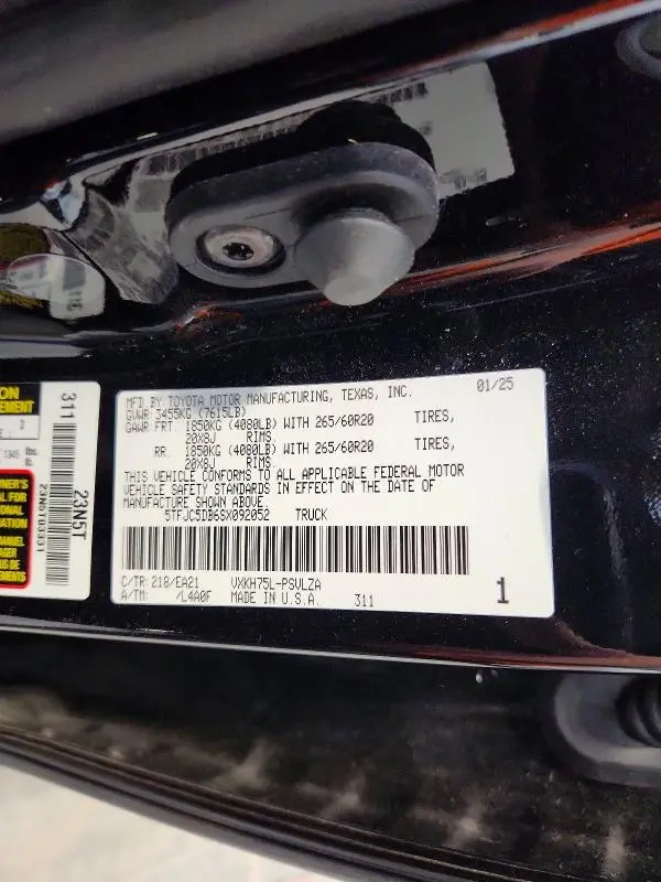 2025 TOYOTA TUNDRA LIMITED HV  