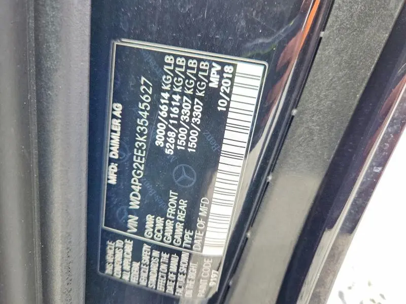 2019 MERCEDES-BENZ METRIS   