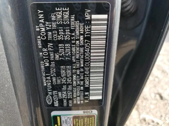 2020 HYUNDAI PALISADE SE  