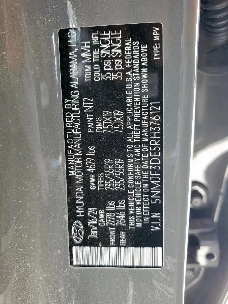 2024 HYUNDAI TUCSON SEL  