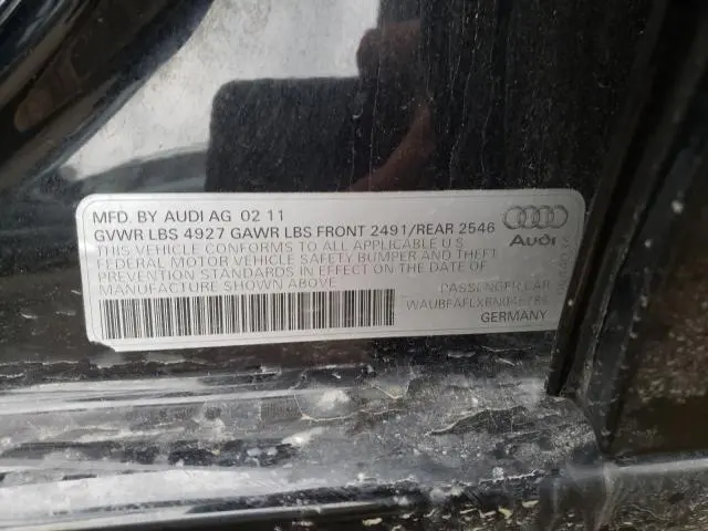 2011 AUDI A4 PREMIUM  