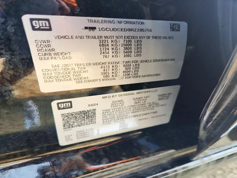 2024 CHEVROLET SILVERADO K1500 RST  
