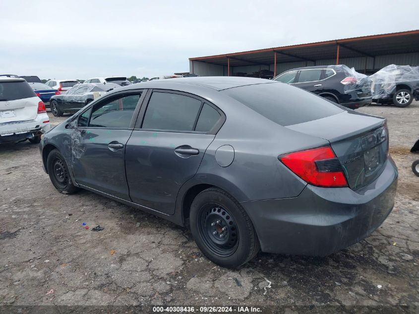 2012 HONDA CIVIC LX