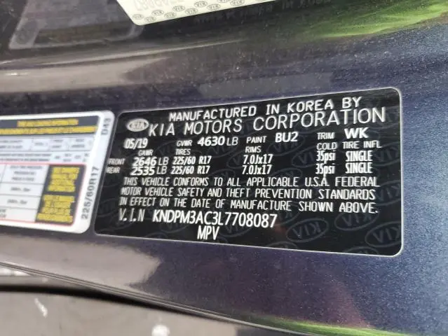 2020 KIA SPORTAGE LX  