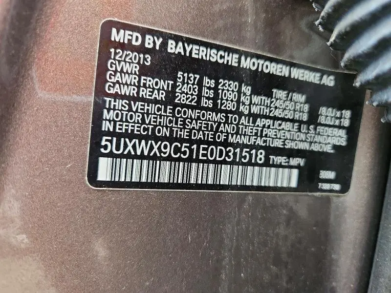 2014 BMW X3 XDRIVE28I  