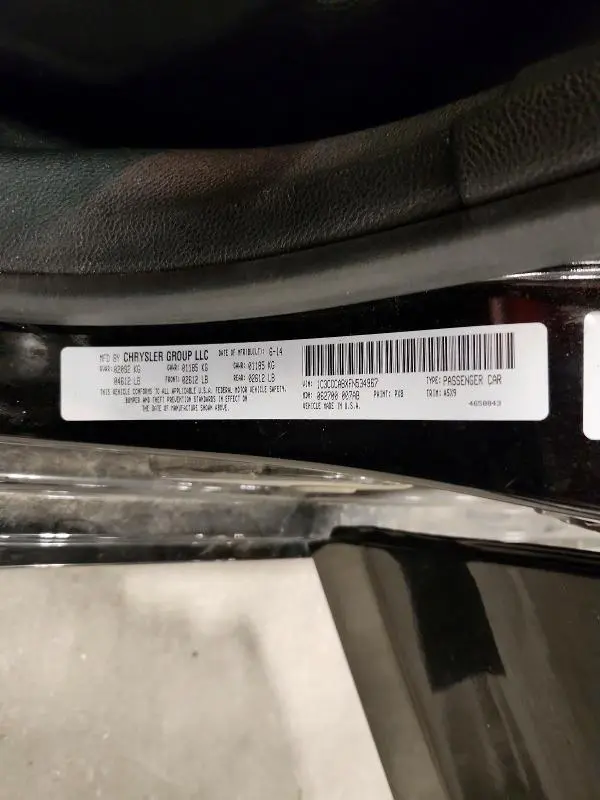 2015 CHRYSLER 200 LIMITED  