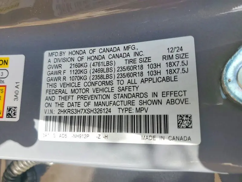 2025 HONDA CR-V EXL  