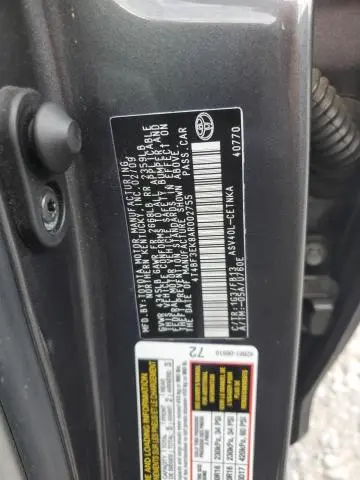 2010 TOYOTA CAMRY BASE  