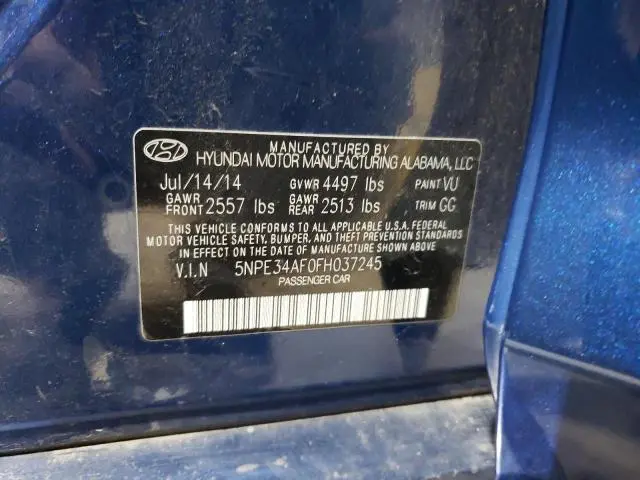 2015 HYUNDAI SONATA SPORT  