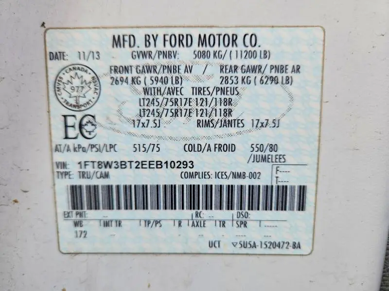 2014 FORD F350 SUPER DUTY  
