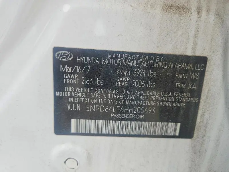 2017 HYUNDAI ELANTRA VALUE EDITION  