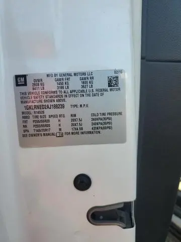 2010 GMC ACADIA SLT-2