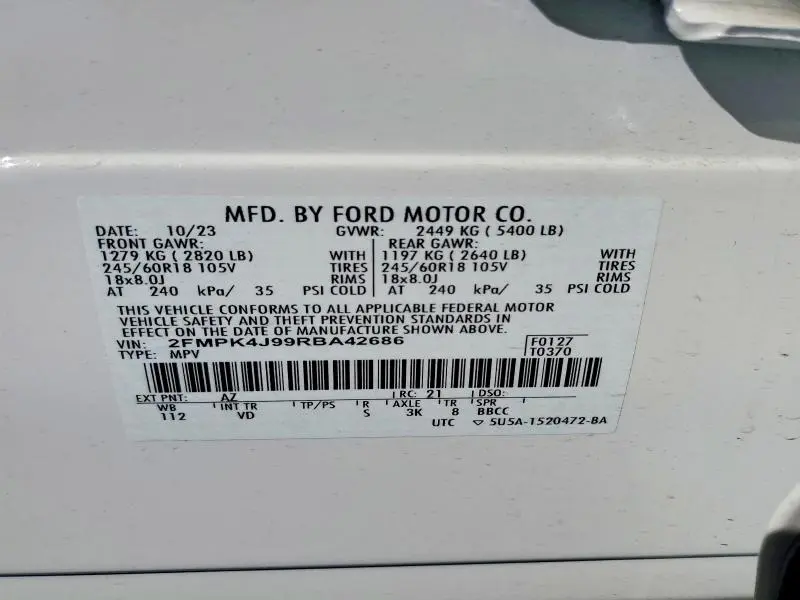 2024 FORD EDGE SEL  