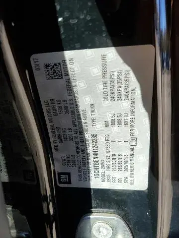 2017 CHEVROLET COLORADO   