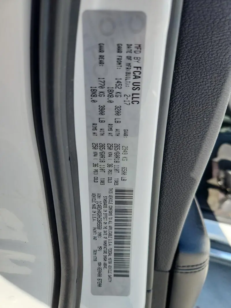 2017 DODGE DURANGO SXT  