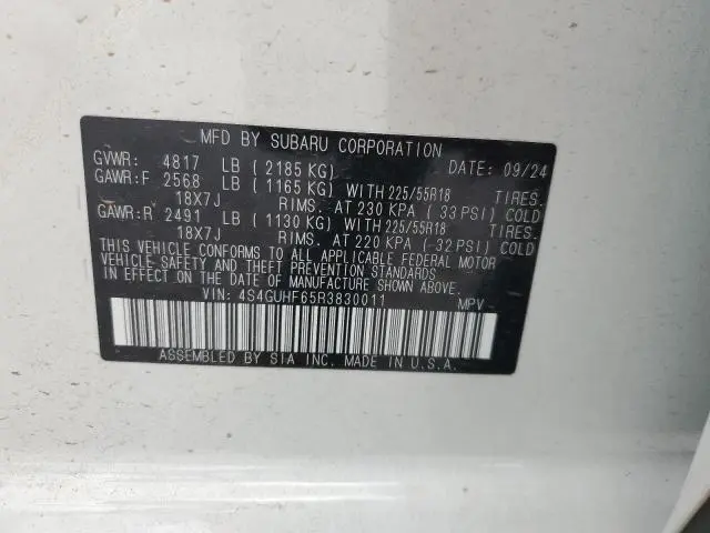 2024 SUBARU CROSSTREK SPORT  