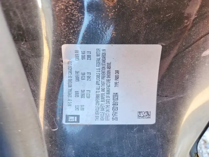 2011 CHEVROLET CAMARO LS  