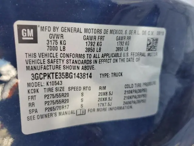 2011 CHEVROLET SILVERADO K1500 LTZ  
