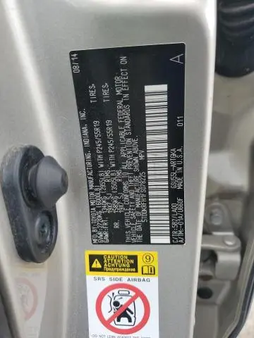 2015 TOYOTA HIGHLANDER LIMITED  