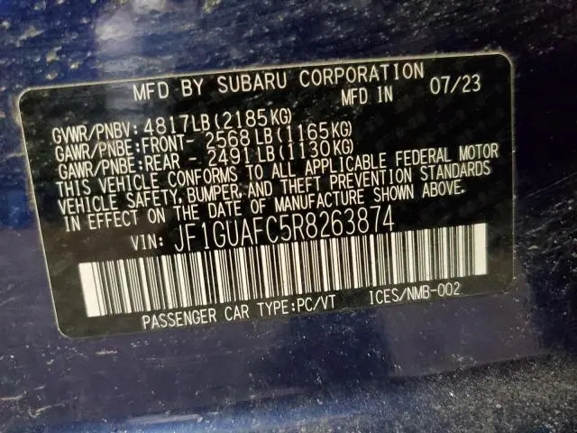 2024 SUBARU IMPREZA SPORT  