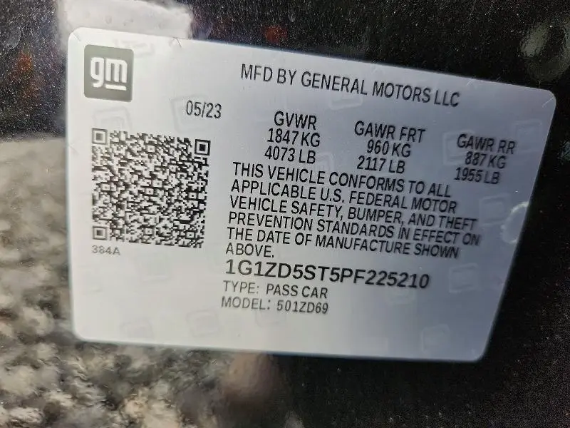 2023 CHEVROLET MALIBU LT  