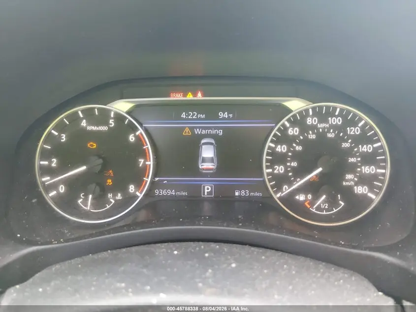 2020 NISSAN ALTIMA SR VC-TURBO FWD