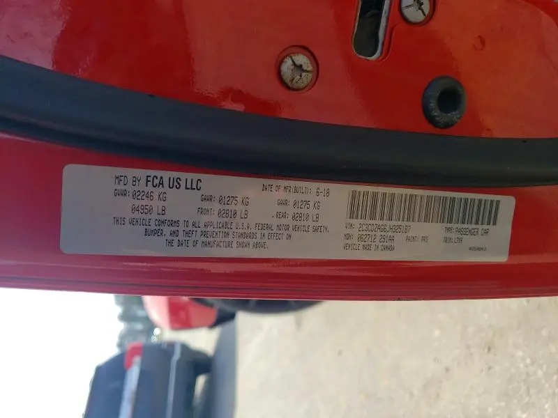 2018 DODGE CHALLENGER SXT  