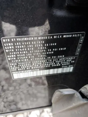 2022 VOLKSWAGEN TAOS SE IQ DRIVE  