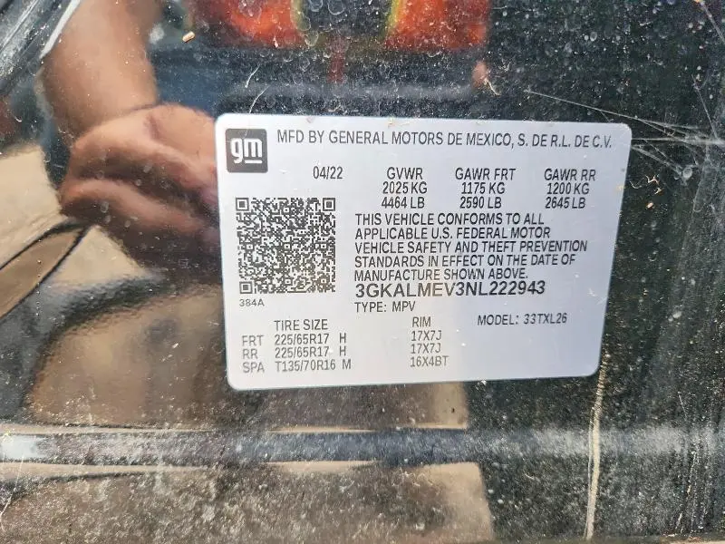 2022 GMC TERRAIN SLE  