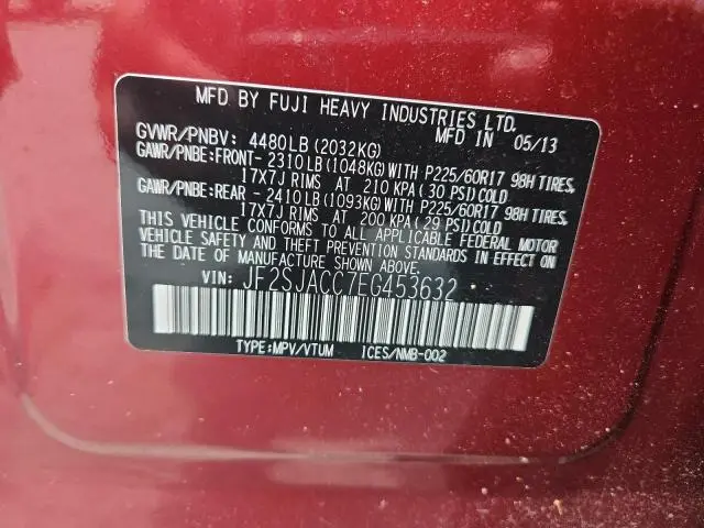 2014 SUBARU FORESTER 2.5I PREMIUM  