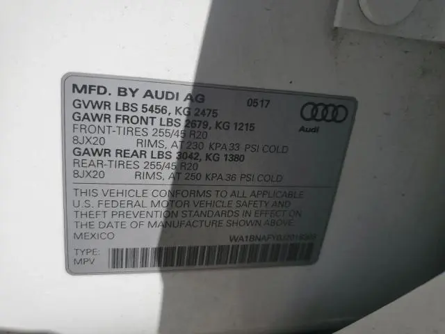 2018 AUDI Q5 PREMIUM PLUS  