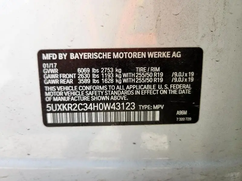 2017 BMW X5 SDRIVE35I  