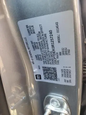 2024 CHEVROLET COLORADO Z71  