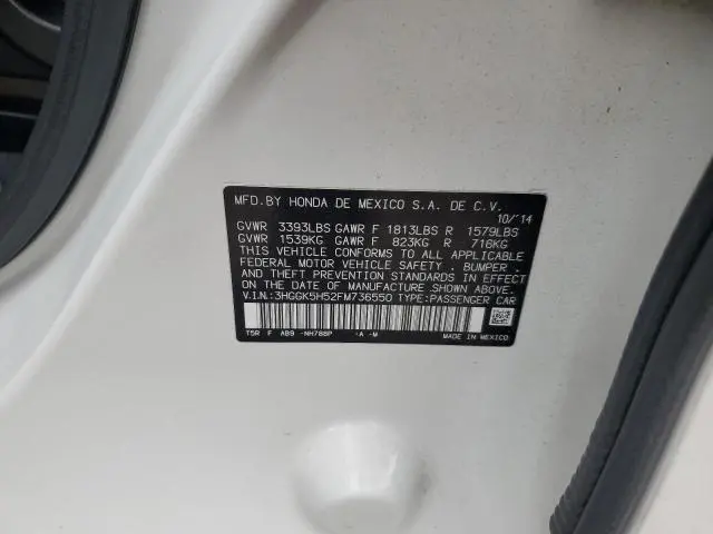 2015 HONDA FIT LX  