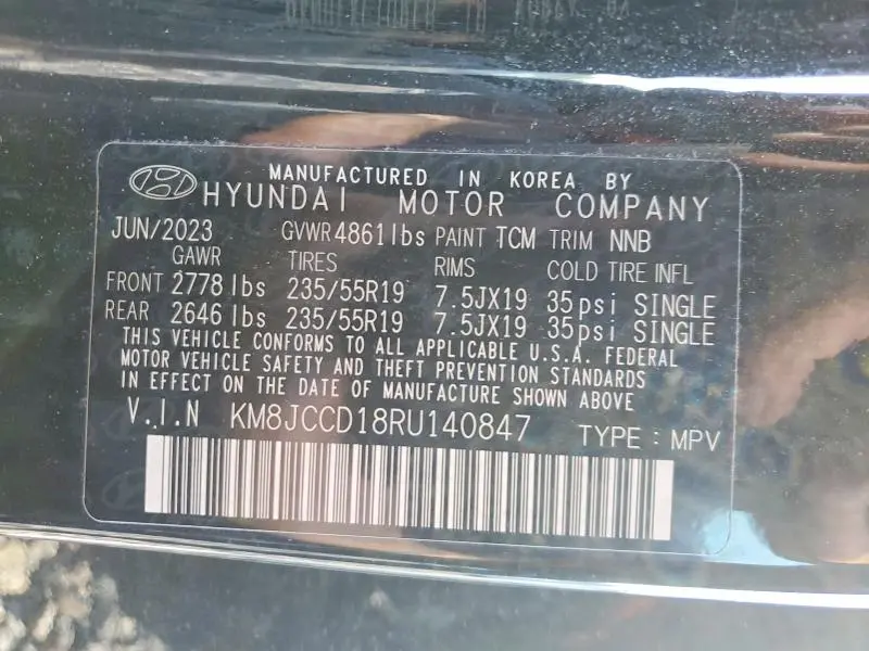 2024 HYUNDAI TUCSON SEL CONVENIENCE  