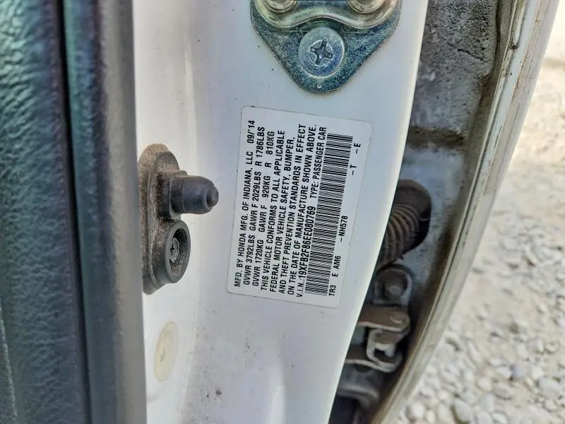 2014 HONDA CIVIC EX  